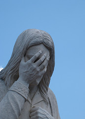Sued By Getty (Illustration) Jesus at church across from the Alfred P Murrah Memorial