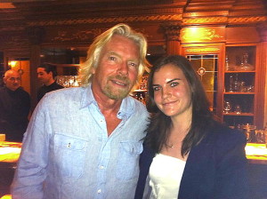 Stacey Ferreira & Richard Branson