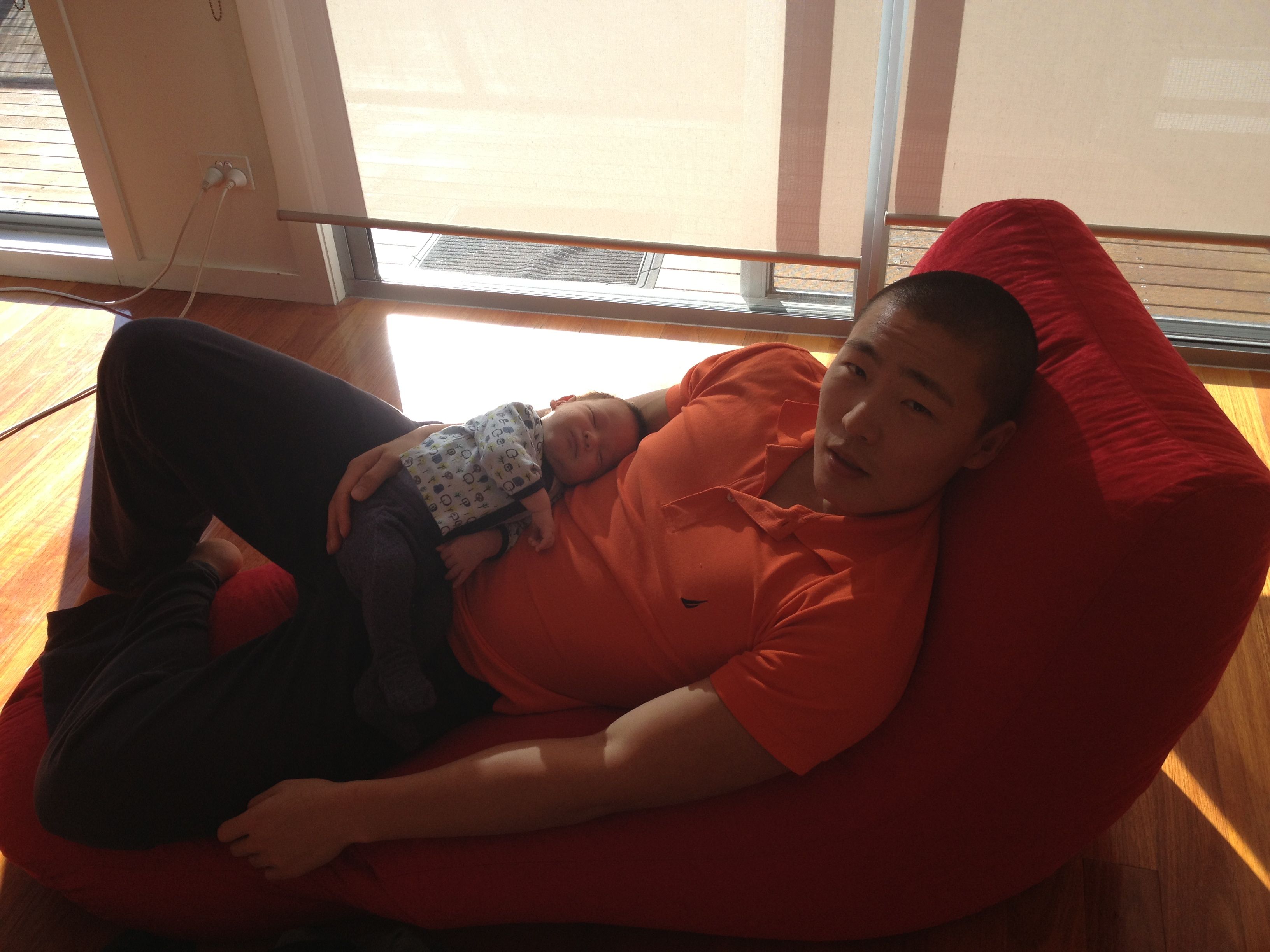 David Shen reclining